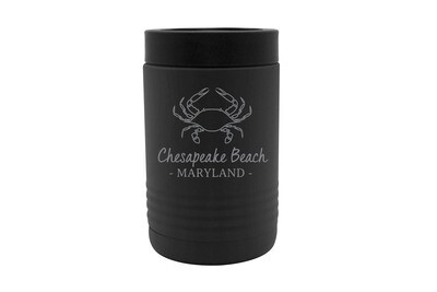 Crab Outline & Customized Location Insulated Beverage Holder