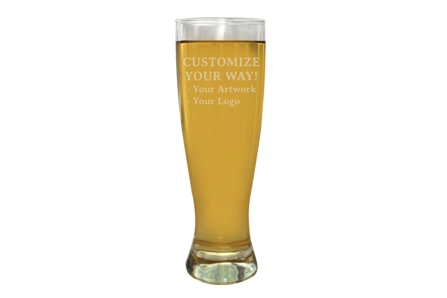 Customize Your Way Pilsner Beer Glass 16 oz