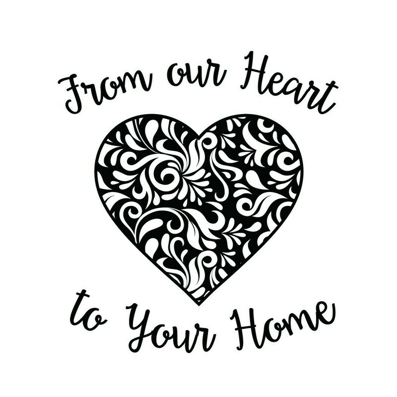 From Our Heart to Your Home Wine Glass 19 oz