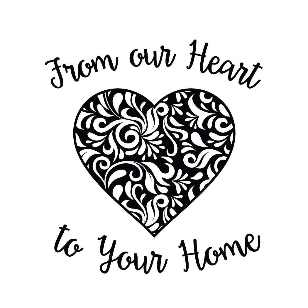 From Our Heart to Your Home PLASTIC Stemless Wine Glass