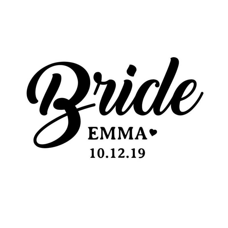 Custom "Bride" w/Name & Date Insulated Tumbler 20 oz