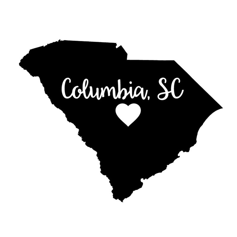 Custom State Shape - Heart Represents City Location Leatherette Coaster Set