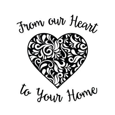 From our Heart to Your Home Leatherette Coaster Set