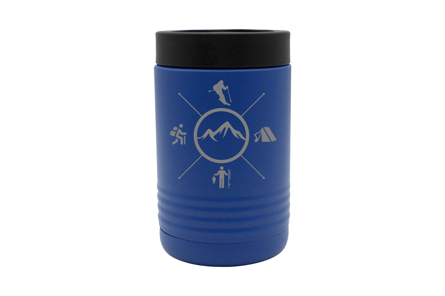 Skier with Outdoor Themes Insulated Beverage Holder