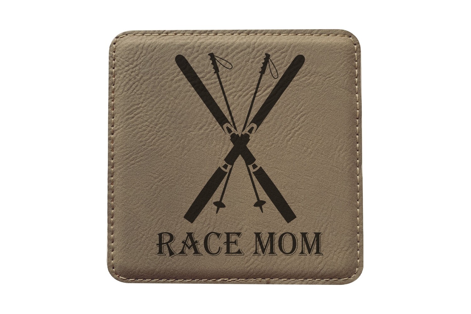 Race Mom Leatherette Coaster Set