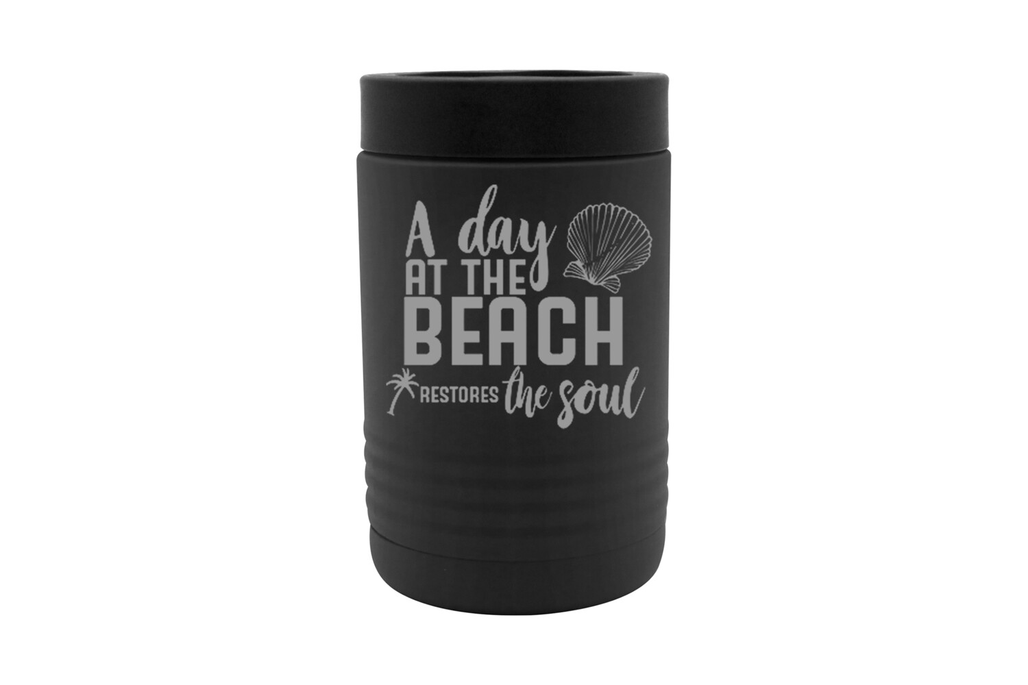"A day at the Beach Restores the Soul" Insulated Beverage Holder