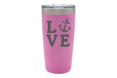 Love with Anchor Insulated Tumbler 20 oz