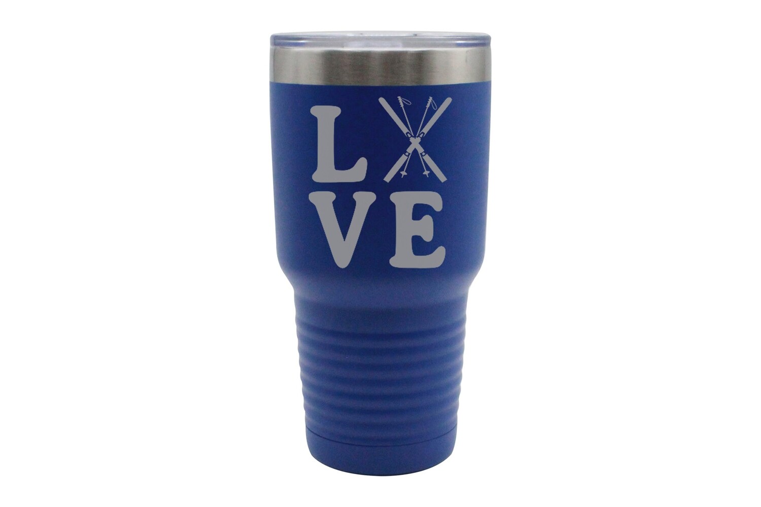 Love with Skis Insulated Tumbler 30 oz