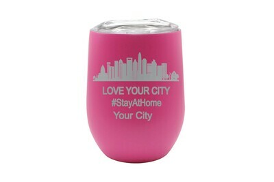 Love Your City/Community (Stayathome/Alonetogether) Insulated Tumbler 12 oz