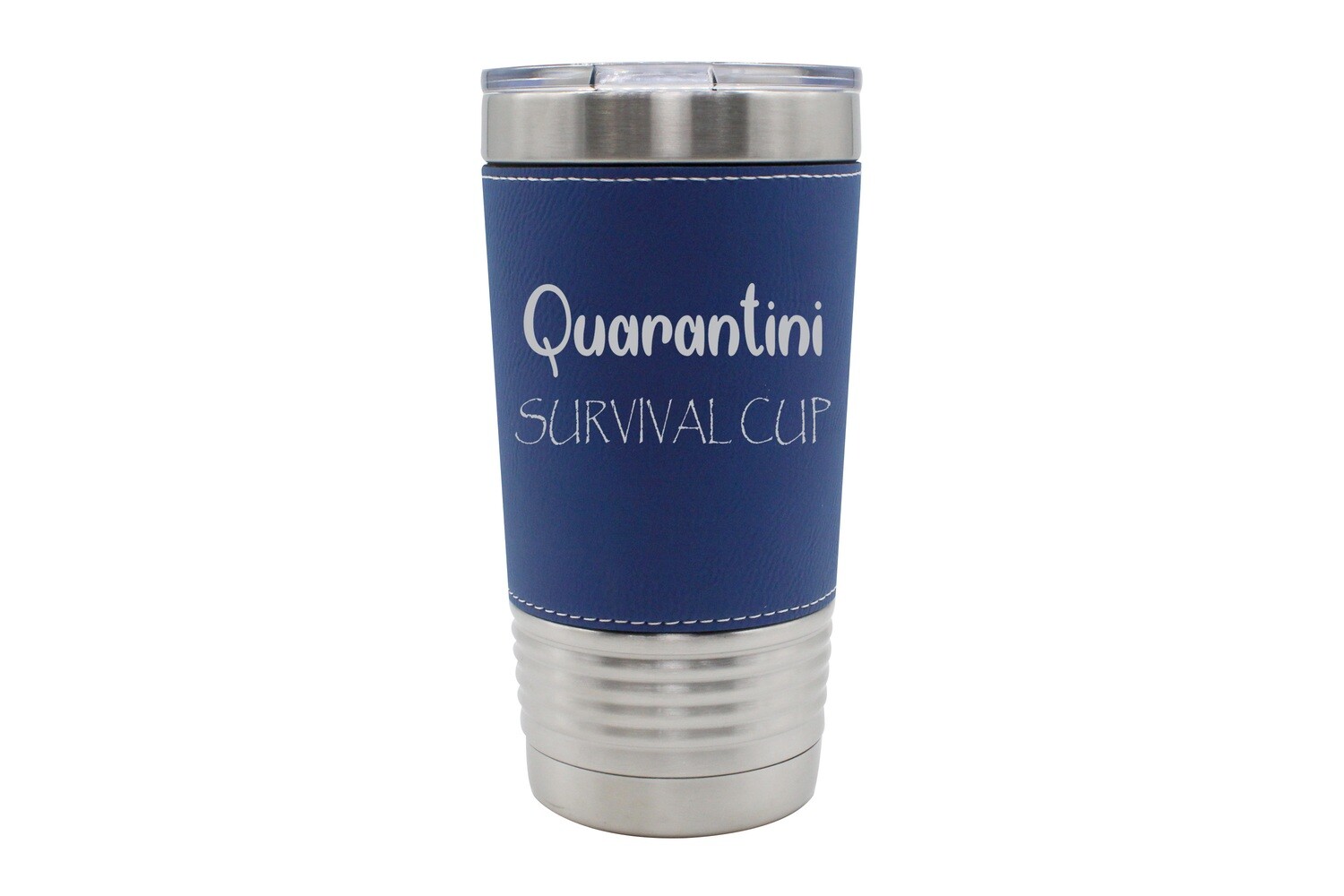Leatherette 20 oz Quarantini Survival Cup Insulated Tumbler