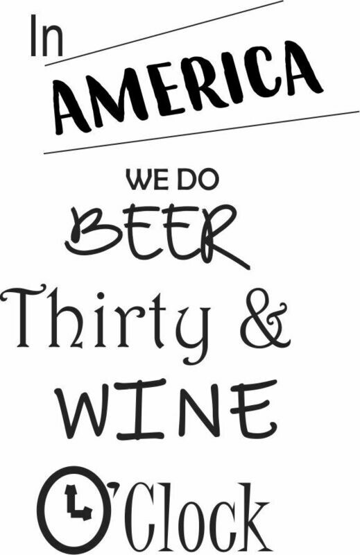In America or Your Location we do Beer thirty & Wine O'Clock Pilsner Insulated 20 oz