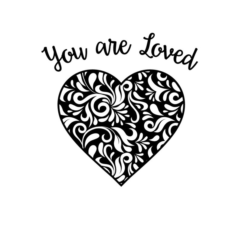 Heart You Are Loved Pilsner Insulated 20 oz