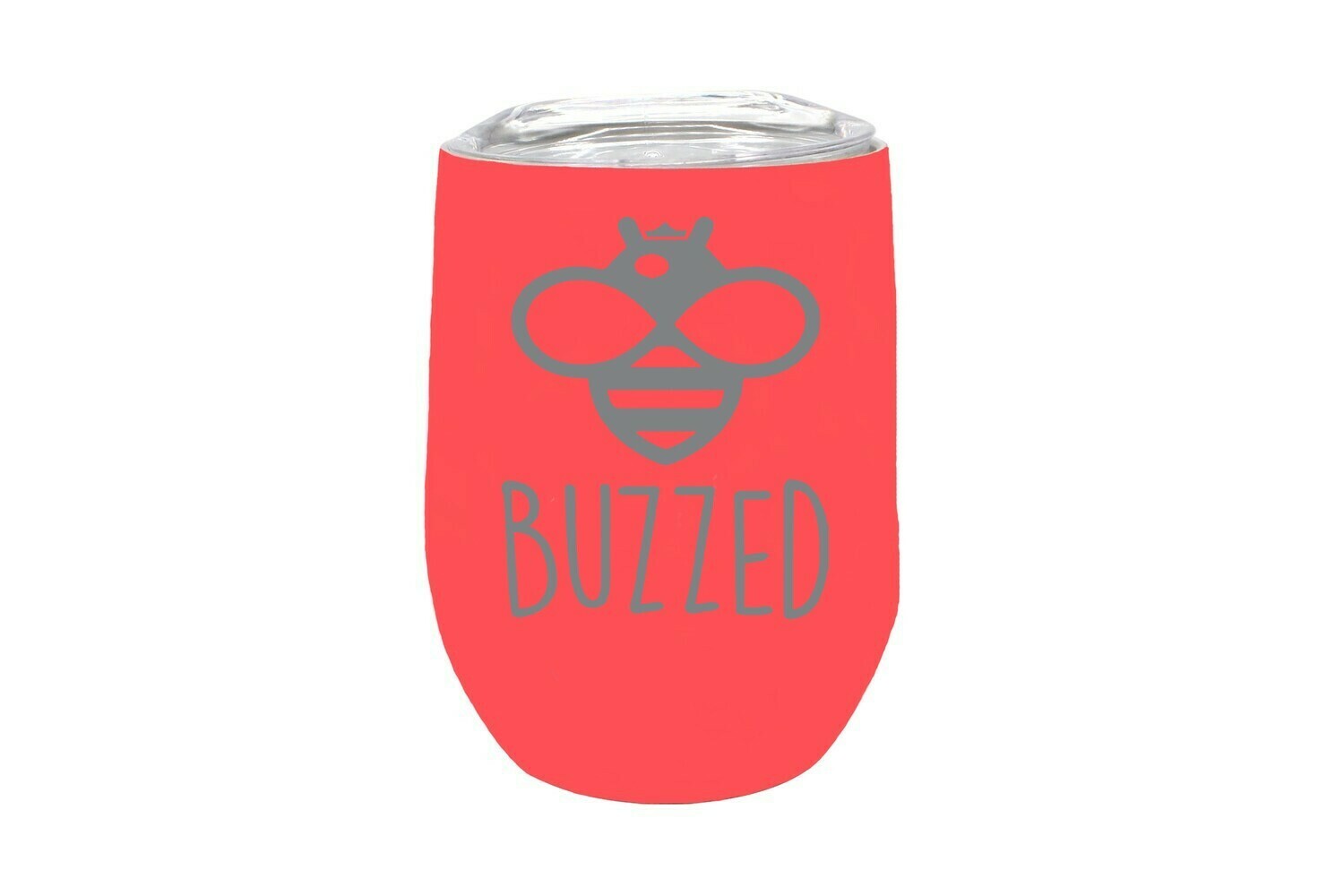 Bee Phrases (Amazing, Buzzed, Happy, Kind, or Your Word) Insulated Tumbler 12 oz