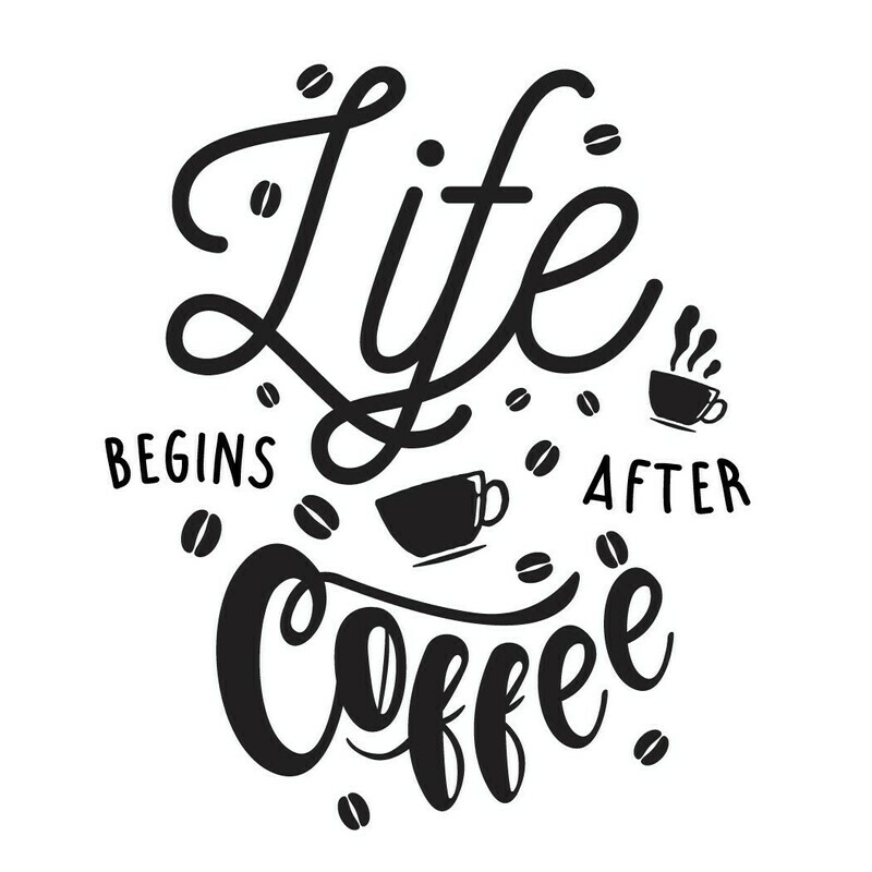 Life Begins After Coffee Insulated Tumbler 30 oz