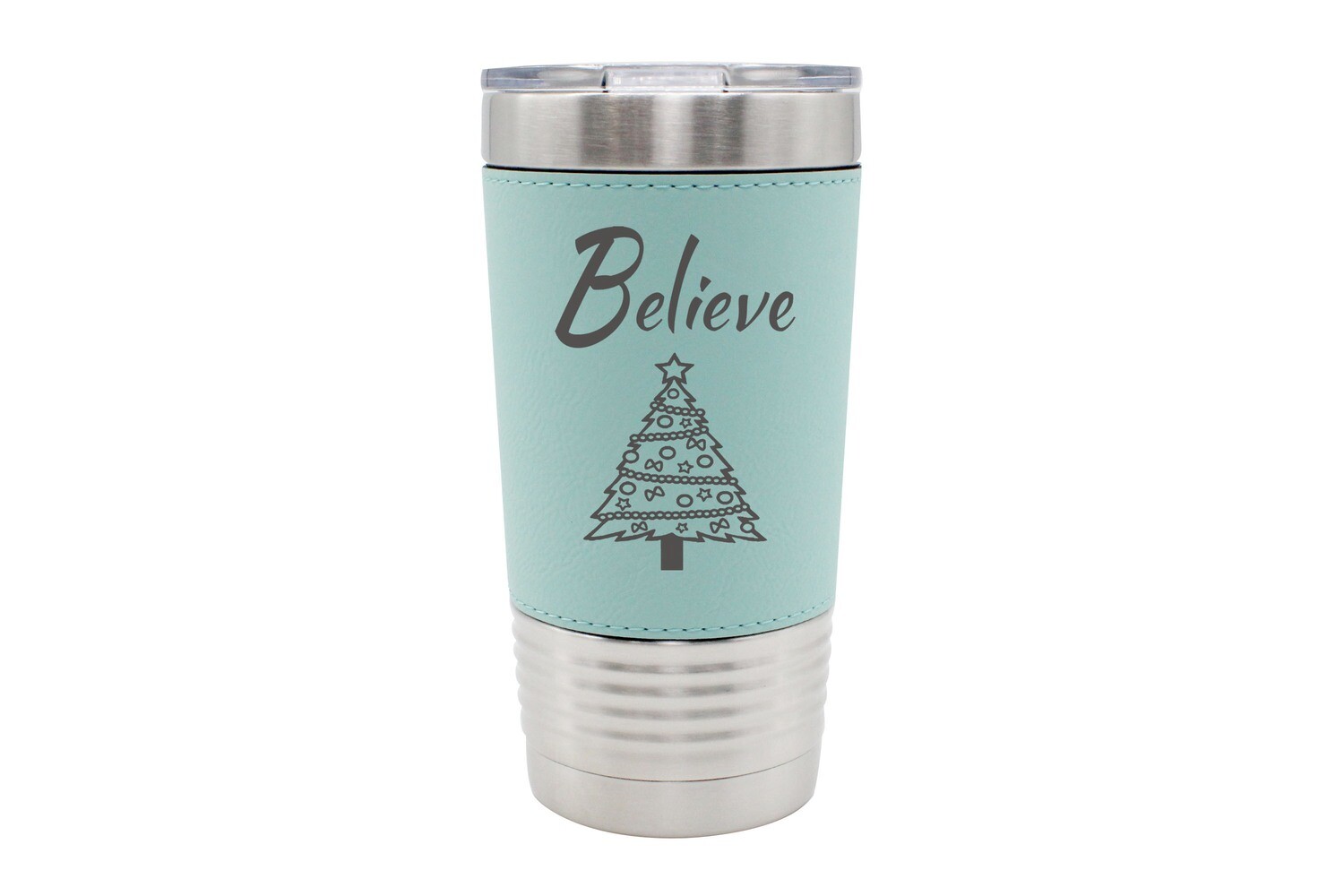 Leatherette 20 oz Believe Insulated Tumbler