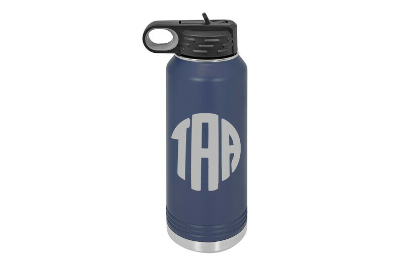 Monogrammed Insulated Water Bottle 32 oz Monogrammed Insulated Water Bottle 32 oz