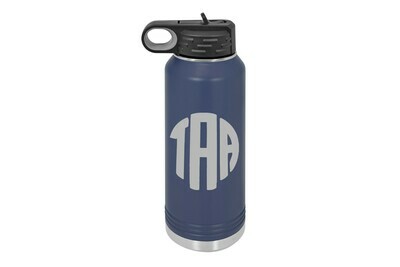 Monogrammed Insulated Water Bottle 32 oz