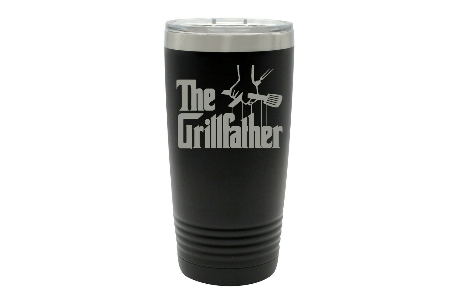The Grillfather Insulated Tumbler with or without Location 20 oz
