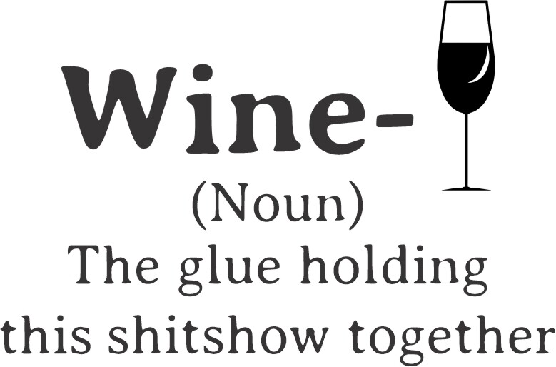 Leatherette 20 oz Choose Wine, Liquor or Beer (Noun) - Glue Holding this xxxxshow Together Insulated Tumbler