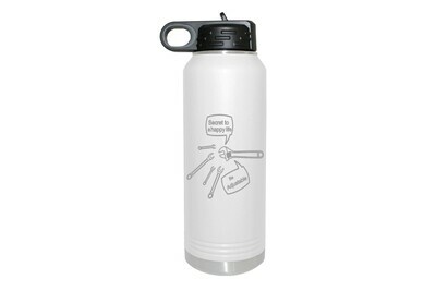 Secret to a Happy Life - Be Adjustable Insulated Water Bottle 32 oz