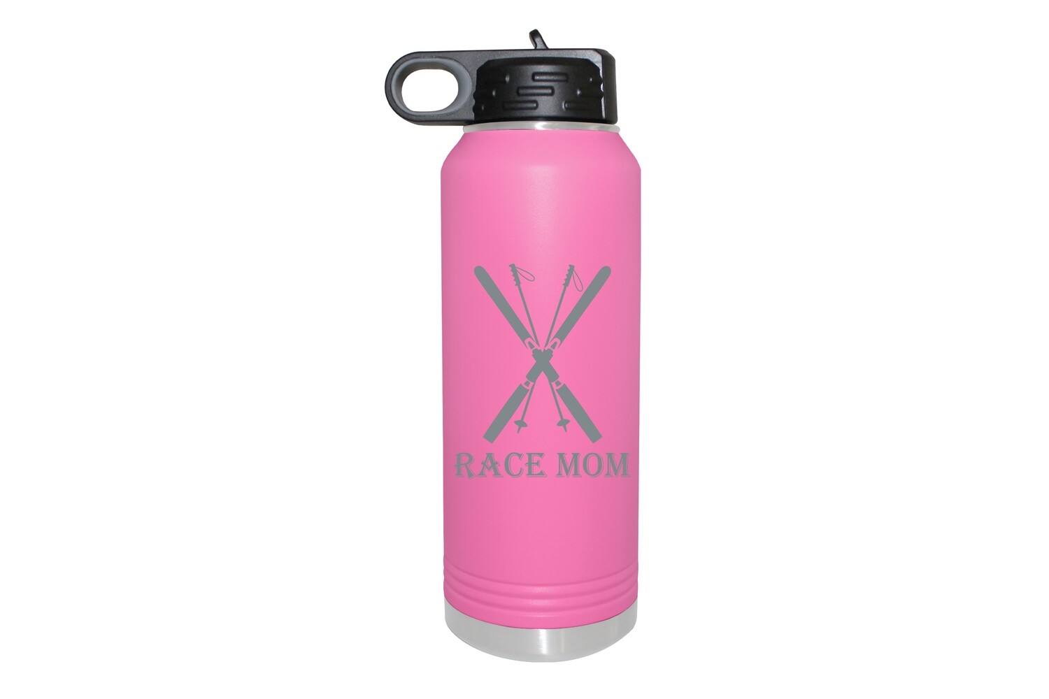 Race Mom or Your Word/Location Insulated Water Bottle 32 oz