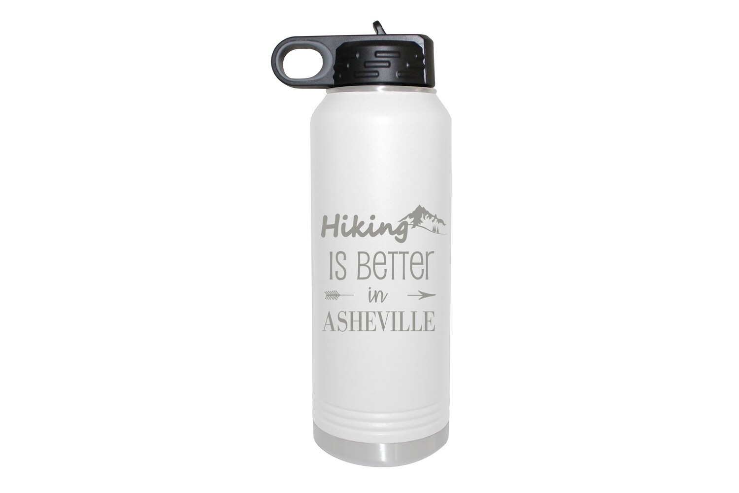 Hiking Customized with City/Location Insulated Water Bottle 32 oz