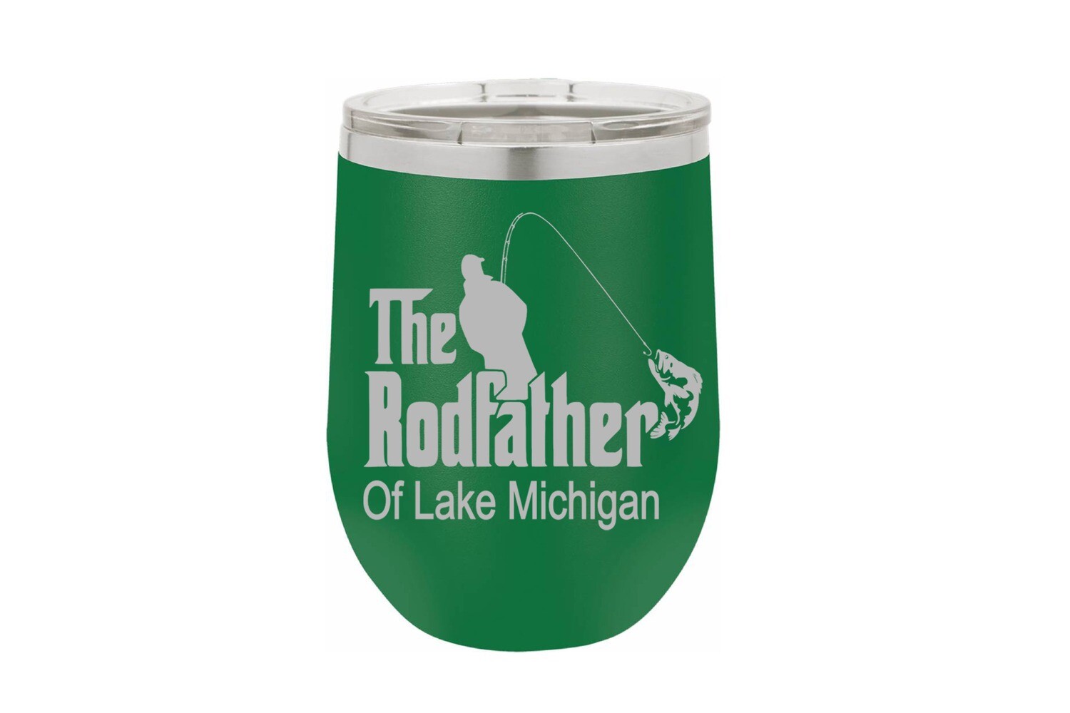 The Rodfather with or without Location Insulated Tumbler 12 oz