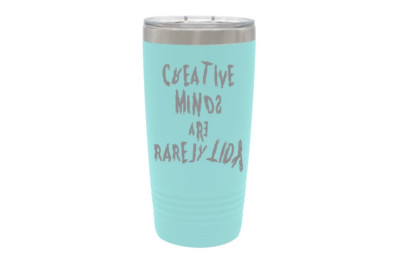 Creative minds are rarely tidy Insulated Tumbler 20 oz