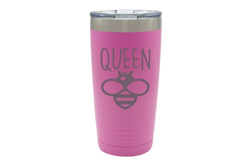 Queen Bee (With or Without Name) Insulated Tumbler 20 oz
