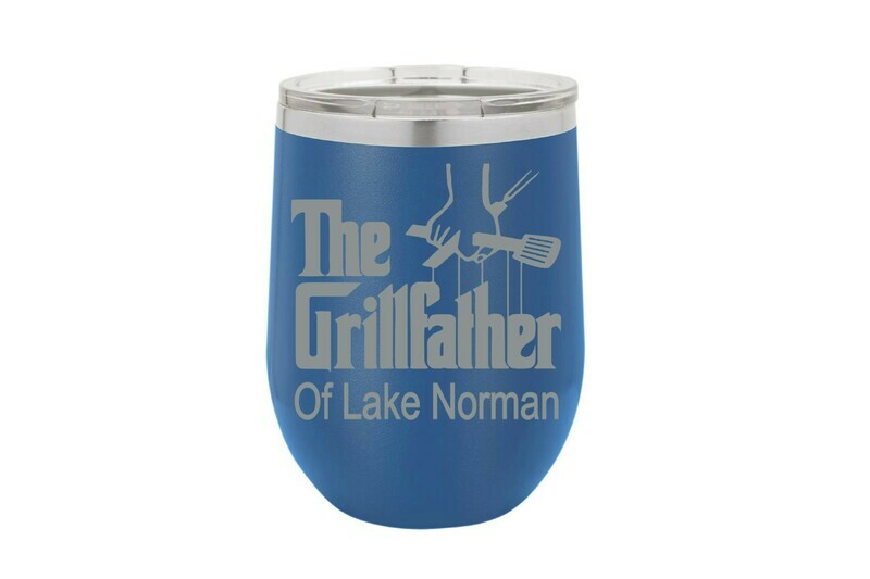 The Grillfather with or without Location Insulated Tumbler 12 oz