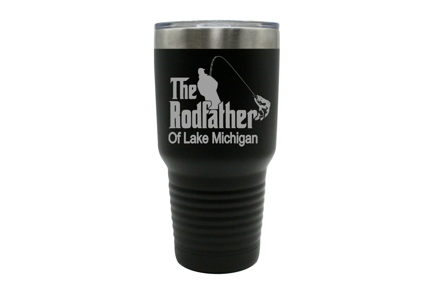 The Rodfather with or without Location Insulated Tumbler 30 oz