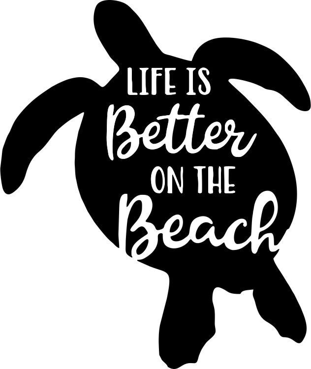 Sea Turtle w/Life is Better on the Beach Insulated Pilsner 14 oz