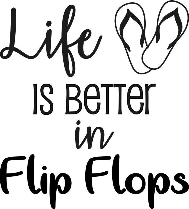 "Life is Better in Flip Flops" Insulated Pilsner 14 oz