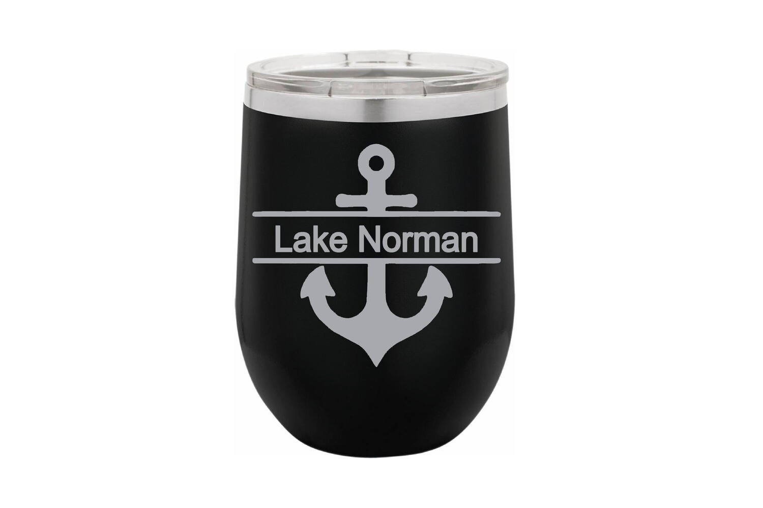 Anchor with Location or Name in Banner Insulated Tumbler 12 oz