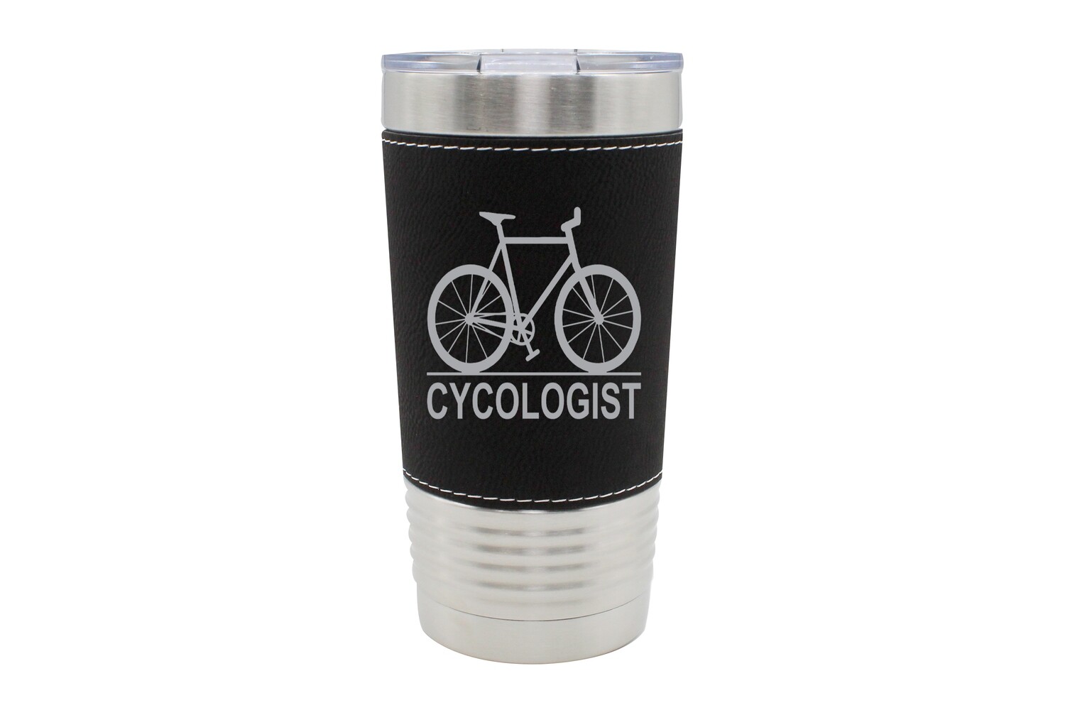 Leatherette 20 oz Cycologist Insulated Tumbler