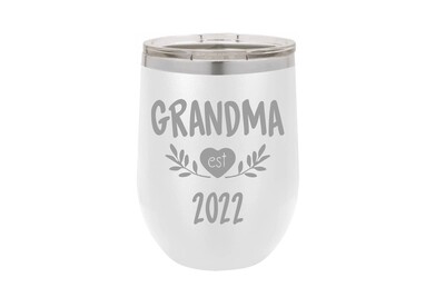 New Birth Arrival Year - Establishes Family Member Status Insulated Tumbler 12 oz