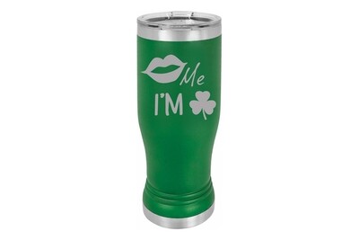 Kiss Me I'm Irish Insulated Pilsner 14 oz