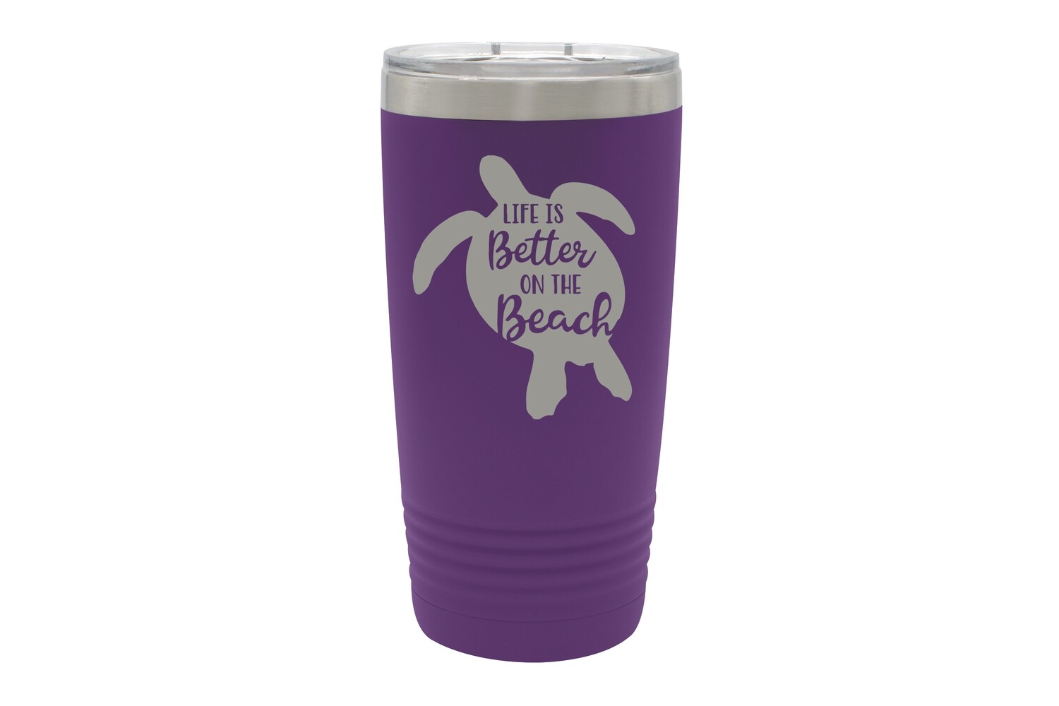 Sea Turtle w/Life is Better on the Beach Insulated Tumbler 20 oz