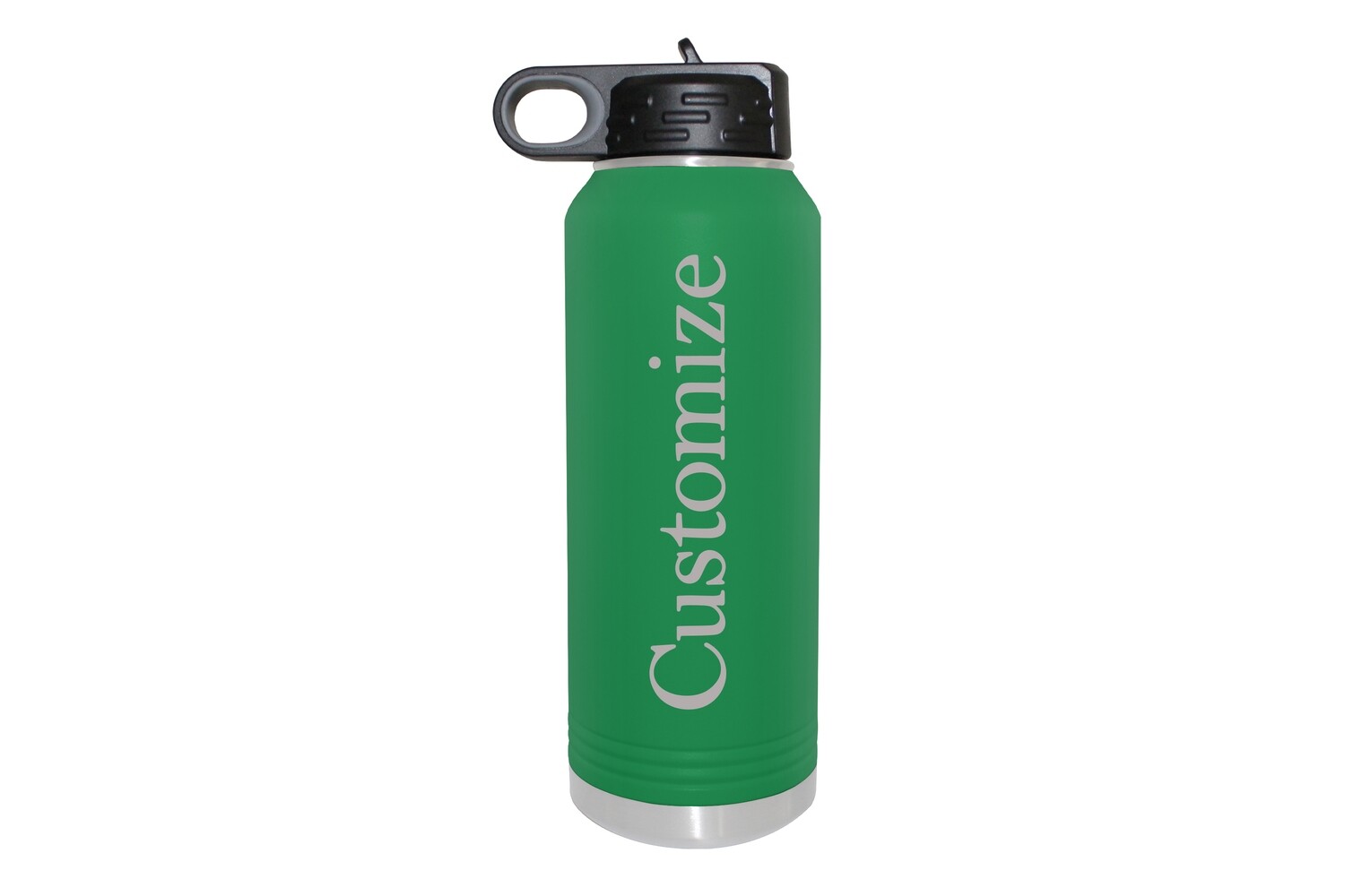 Customize VERTICAL LETTERING - Insulated Water Bottle 32 oz