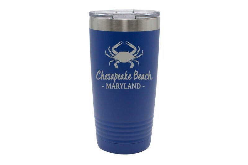 Crab & Customized Location Insulated Tumbler 20 oz