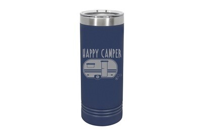 22 oz Skinny Happy Camper Insulated Tumbler