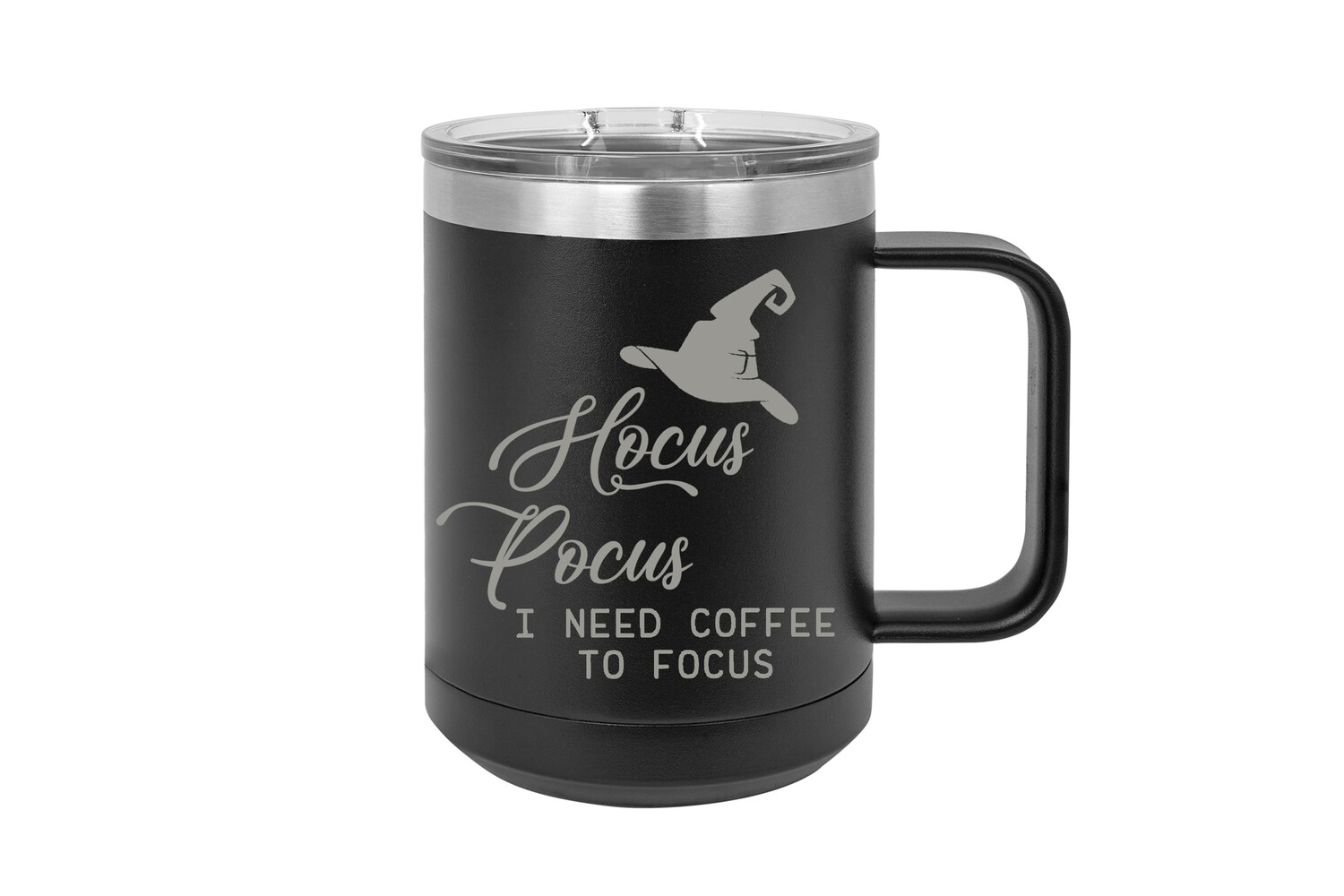 Hocus Pocus I need Coffee to Focus 15 oz Insulated Mug