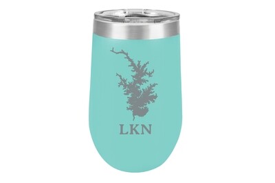 Body of Water with Location 16 oz Insulated Tumbler