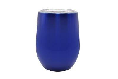 Limited Edition Shiny Blue Color 12 oz Insulated Tumbler (can be customized)