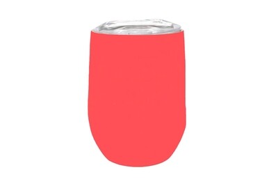 Limited Edition Coral Color 12 oz Insulated Tumbler (can be customized)