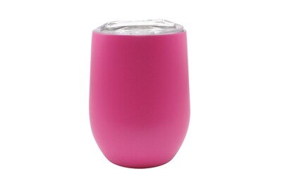 Limited Edition Hot Pink Color 12 oz Insulated Tumbler (can be customized)