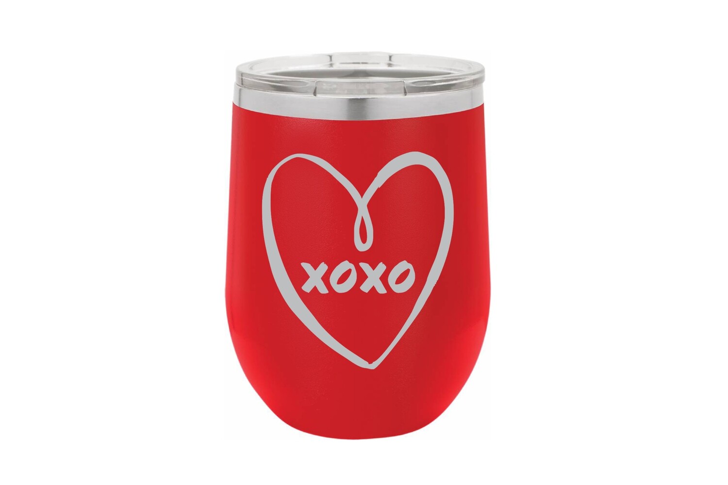 XOXO with Heart Insulated Tumbler 12 oz