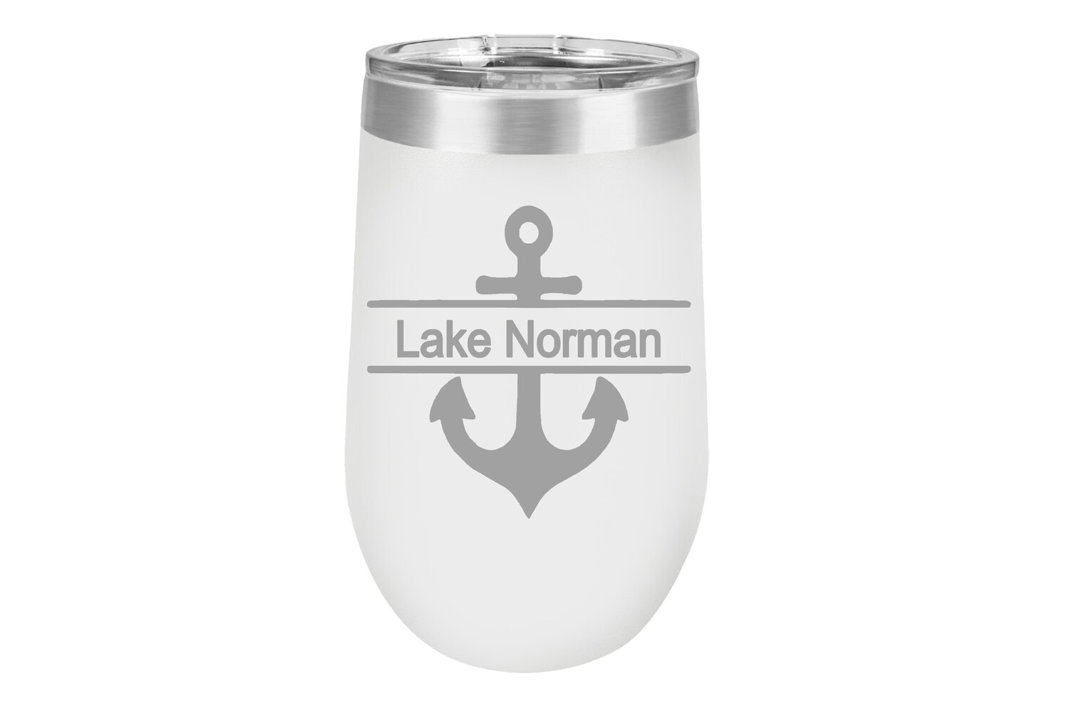 Anchor with Location or Name in Banner 16 oz Insulated Tumbler