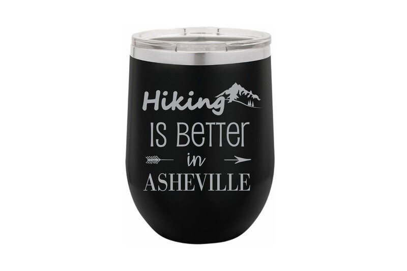 Hiking Customized with City/Location Insulated Tumbler 12 oz