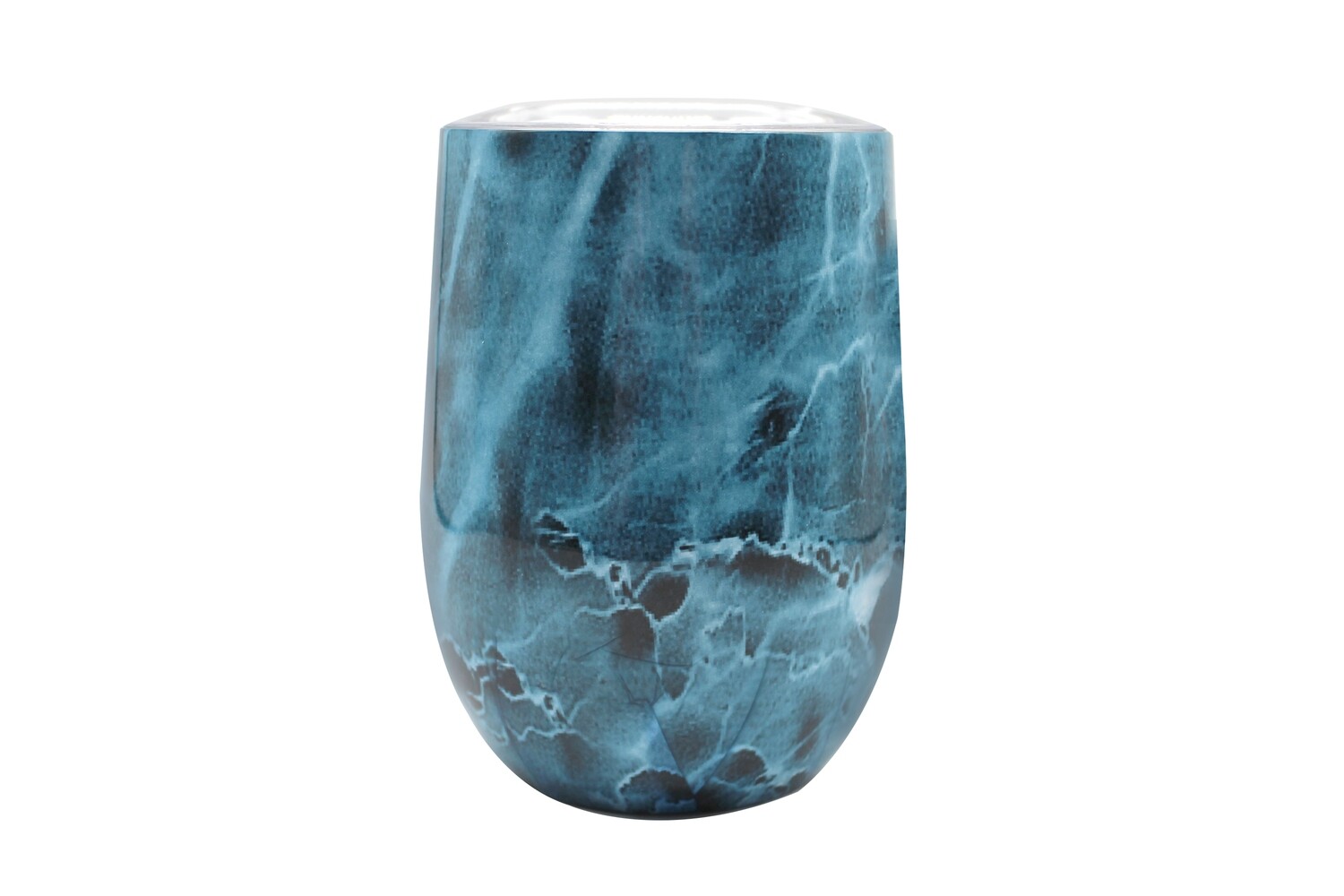 Customize Your Way Marble Pattern TEAL 12 oz Tumblers includes Upgraded Lid